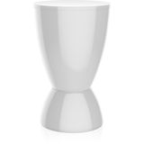 Banqueta Argo em Polipropileno com Porta Treco - I'm In Home - Branco