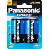 Pilha Comum D com 2 Panasonic