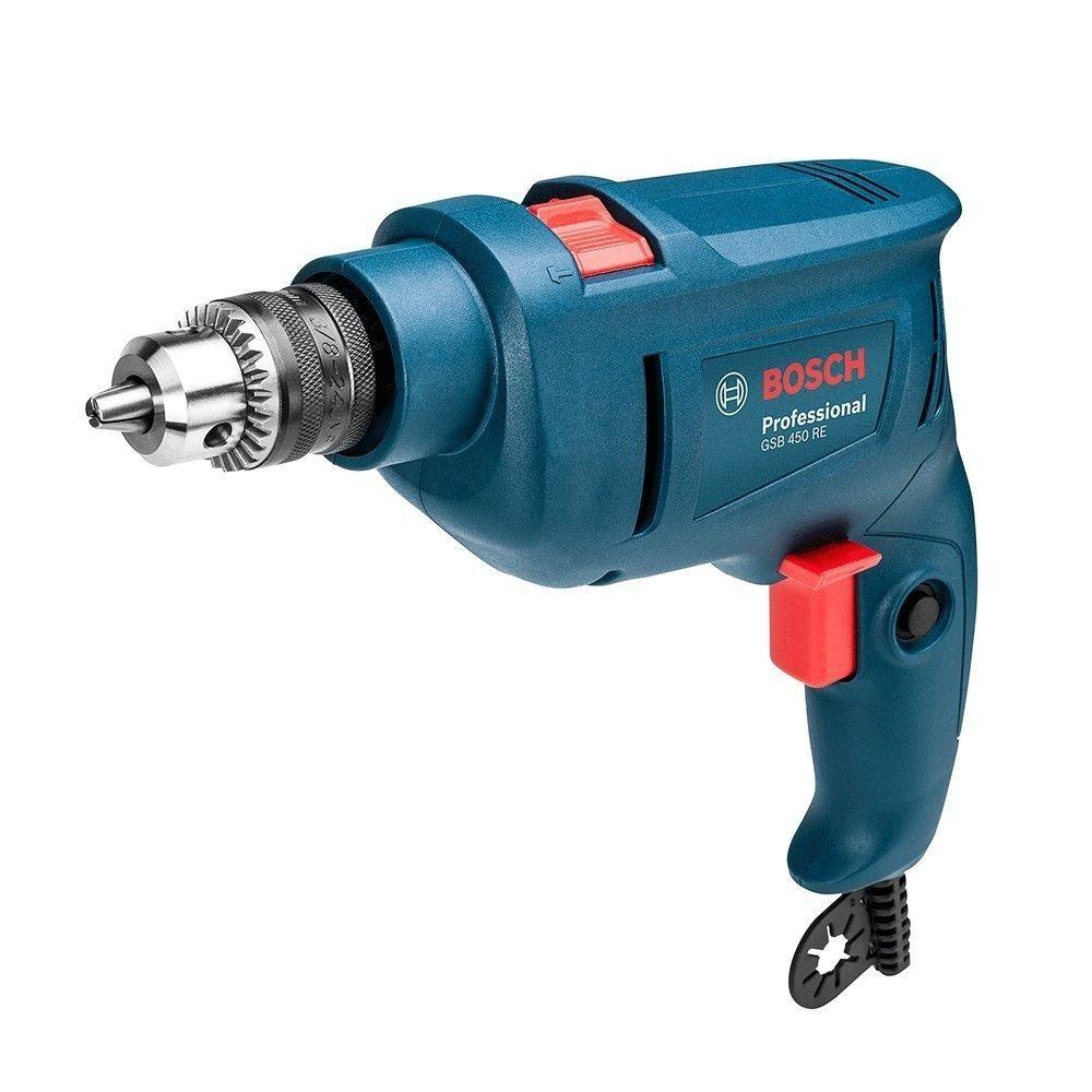 Furadeira Industrial De Impacto 3/8 450w Gsb 450 Re - Bosch