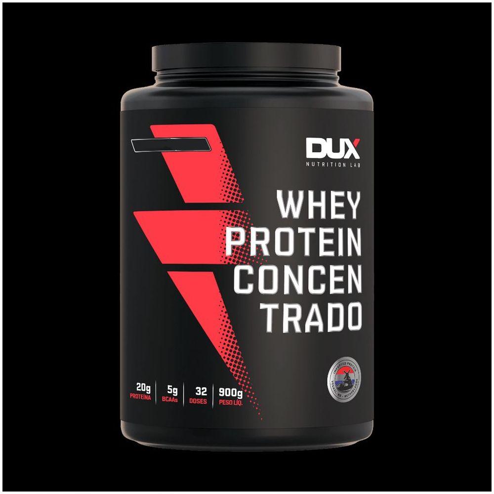 Whey Protein Concentrado 900g - Dux Nutrition Sabor Chocolate