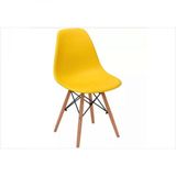 Cadeira Eiffel Charles Eames Abs Base De Madeira Dsw