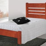 Cama De Solteiro Moscou De Madeira Angelim Mel