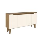 Buffet 04 Portas Quartzo Henn Nature Com Off White