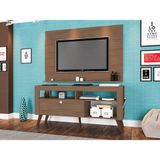 Home Com Bancada E Painel Para Tv Até 55'' Dinamarca Montana