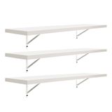 Kit 3 Prateleiras 70 X 20cm Branco Espessura 25mm