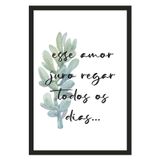 Quadro Decorativo Esse Amor Branco