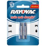 Pilha Rayovac Alcalina Aaa Palito 1,5v com 02 Rayovac