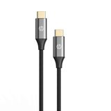 Cabo Usb C 3.1 Pd Tipo C / Type C - Preto E Cinza - Hp