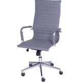 Cadeira Office Eames Esteirinha Alta Giratória OR-3301  Or Design - Cinza