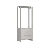 Guarda-roupa Closet Modulado Yes 3 Gv Branco