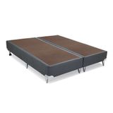 Base Para Cama Box Super King Camurça Ii Cinza