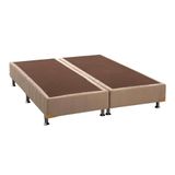 Base Para Cama Box King Camurça Ii Creme