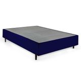 Base para Cama Box Queen Guldi (39x158x198) Azul e Cinza