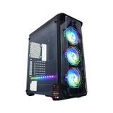 Gabinete Gamer K-mex Dark Trooper Polygo Cg-03b1 Fan Rgb