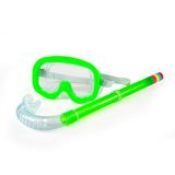 Kit Mergulho Snorkel Máscara 2 Peças Verde