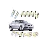 Led Pingo E Torpedo Vw Polo Farolete Placa Teto Ré Kit