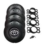 Calotas Miollo Toyota Etios Aro 14 2012/19 Amarok Preto
