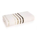 Toalha Banhão Lumina Karsten 86x150cm Ivory/marrom