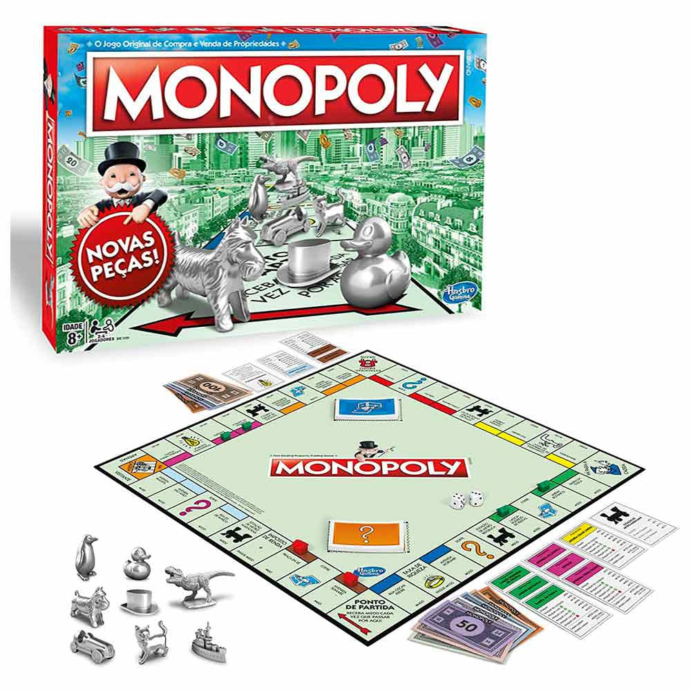 Jogo De Tabuleiro Monopoly Hasbro Gaming