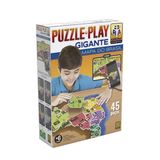 Quebra-Cabeça Puzzle Grow 8466-3 Mapa Do Brasil Gigante 45 Peças