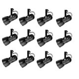 Kit 12x Spots Trilho Perfilado Eletro Calha Par20 Bulbo Led