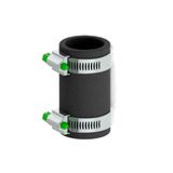 União Flexível 50mm Mangote De Borracha Agua Ar 2 Polegada
