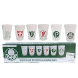 Jogo 6 Copos Americanos Palmeiras Verdão 190ml Oficial