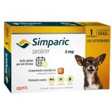 Simparic 5mg Zoetis 3 Comprimidos Antipulgas Cães 1,3 A 2,5kg