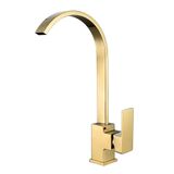 Torneira Monocomando Cozinha Giratória Titaly Dourado