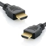 Cabo Hdmi 1.4 3d 4k Full Hd Ethernet Filtro 2 Metros Preto