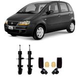 Amortecedor + Kit Batente Fiat Idea Dianteira 2006 AtÃ© 2014 O Par