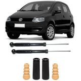 Amortecedor + Kit Batente VW Fox Traseiro 2003 AtÃ© 2019 - O Par