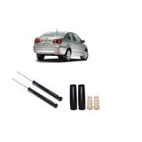 Amortecedor + Kit Batente Polo Sedan Evidence Traseiro 2005 AtÃ© 2005 1,6 8v - O Par