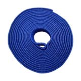 Abraçadeira de fechamento auto-adesivo Rolo com 3 Metros Azul Muvc0005