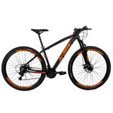 Bicicleta 29 KSW Cambios Shimano Aro 29 Freio A Disco 21V - PRETO/LARANJA, 21