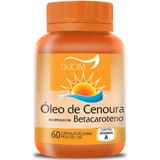 Betacaroteno Com Óleo de Cenoura 1 ao Dia 60 Cápsulas - Duom