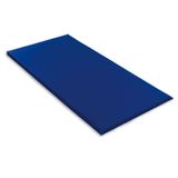 Colchonete Solteiro D28 Napa Azul Impermeavel Lavavel 78x188x4 Luckspuma