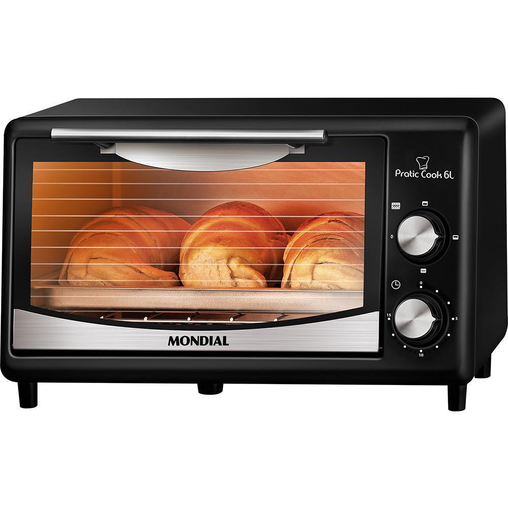 Forno Elétrico Pratic Cook 6l Preto - Mondial