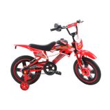 Bicicleta Infantil Moto Cross Aro 16 Unitoys Monovelocidade Vermelha