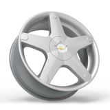 Roda Axxis Aro 17 Tala 6 4x100mm Et42 Prata Brilhante