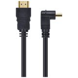 Cabo Hdmi 2.0 4k Conexao Ethernet 01 Conector 90o 2 Metros