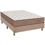 Cama Box Casal Colchao Molas Orthoflex Masterpocket Ensacadas Torino Hibrido Base Crc Suede Clean 138x188