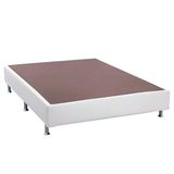 Cama Box Base Viuva Americana Courano White 128x188x23 Ortobom