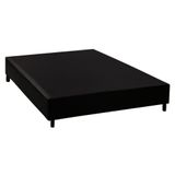 Cama Box Base Casal Universal Courano Black 138x188x20 Costa Rica