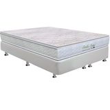 Cama Box Queen Colchao Molas Orthoflex Masterpocket Ensacadas Starflex Dream New Base Crc Courano White 158x198