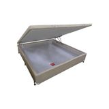 Cama Box Bau Viuva Linho Clean 128x188x35 Castor