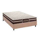 Cama Box Casal Colchao Ortopedico Probel Guarda Costas Extra Firme Base Crc Suede Clean 138x188