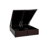 Cama Box Bau Queen Universal Courano Brown 158x198x35 Costa Rica