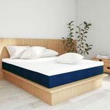 Colchão King Mola Ensacada Guldi Firme (25x193x203) Azul e Branco