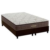 Cama Box King Colchao Ortopedico Probel Guarda Costas Extra Firme Base Crc Suede Brown 193x203